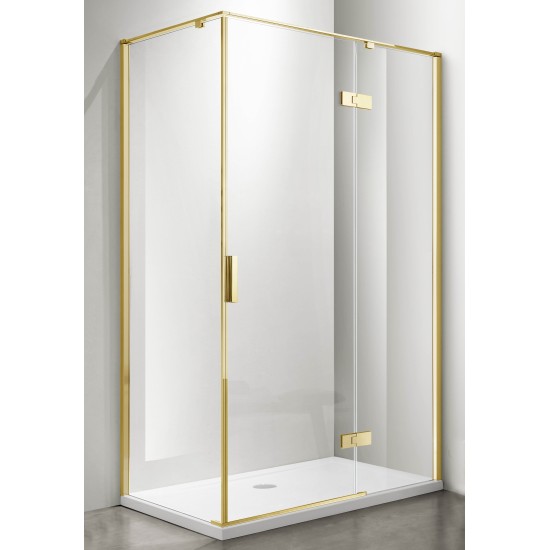 Dušo kabina WM1231 90x90 GOLD skaidri be pado