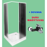 IŠPARDAVIMAS! Dušo kabina ZK90 FABRIC DOVANA dušo maišytuvas A1203