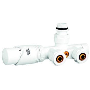 Termostatiskais vārsts spolei 0300.341 kreisais, balts