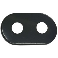 Finish V. pipe 1/2 double black matte