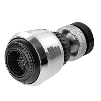 Aeratorius S. 24-1 iš BMD10 2 padėčių juodas chromas