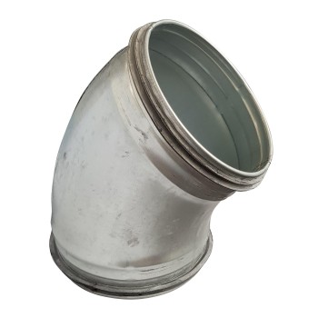 Alkūnė Ū.V. d125 45 skardinio ortakio su tarp Alkūnė Ū.V. d125 45 skardinio ortakio su tarp