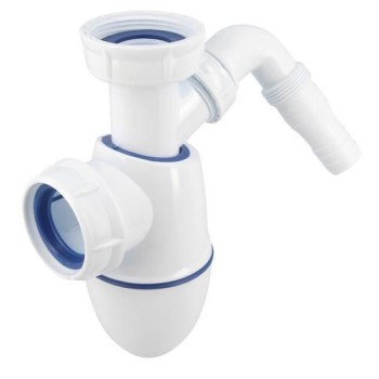 Sifonas kriauklės BM53 su skalb. maš. pajungimu