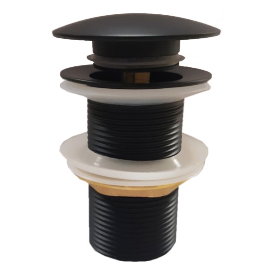 Galva S.B praustuvo sifono CLICK-CLACK be persipylimo juoda