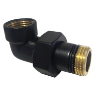 Jungtis S. kaitintuvo d15 kampinė juoda