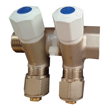 Kolektorius J. 3/4 karšto vand. 2ž. regul. nikel. Kolektorius J. 3/4 karšto vand. 2ž. regul. nikel.