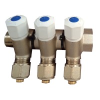 Kolektorius J. 3/4 karšto vand. 3ž. regul. nikel.