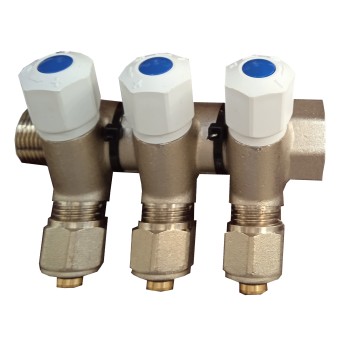 Kolektorius J. 3/4 karšto vand. 3ž. regul. nikel. Kolektorius J. 3/4 karšto vand. 3ž. regul. nikel.