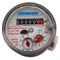 Skaitiklis S. d15 karšto vand. 80mm su antgaliais