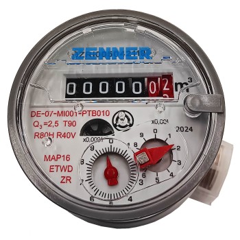 Skaitiklis S. d15 karšto vand. 110mm su antgaliais Skaitiklis S. d15 karšto vand. 110mm su antgaliais