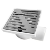 Trapas K. d50K met grot 100x100 baltas