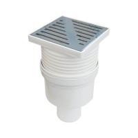 Trapas K. d50t met grot 100x100 regul baltas