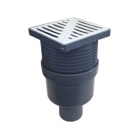 Trapas K. d50t met grot 100x100 regul pilkas