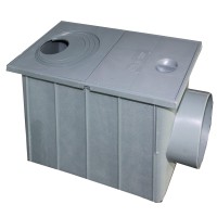 Trapas K. lietaus vand horiz. pilkas