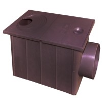 Trapas K. lietaus vand horiz. rudas