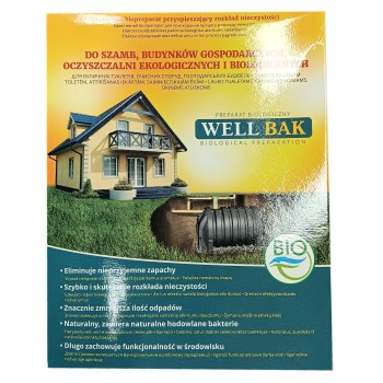 Priemonė S. septikams ir val.įr. Wellbak Priemonė S. septikams ir val.įr. Wellbak
