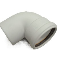 Alkūnė mažatriukšmė 100/90Wavin Asto