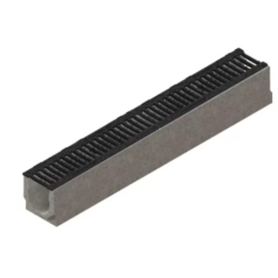 Kanalas K.LK beton. DN100ketaus grotelės C250klasė