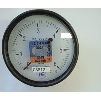 Manometras S.gulsčias 1/4 d63 0-6bar.su patikra