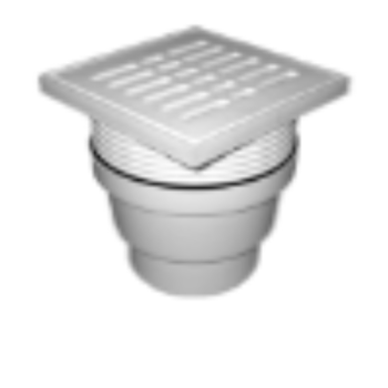 Trapas K.d110t plast grot 150x150reg.aukš.