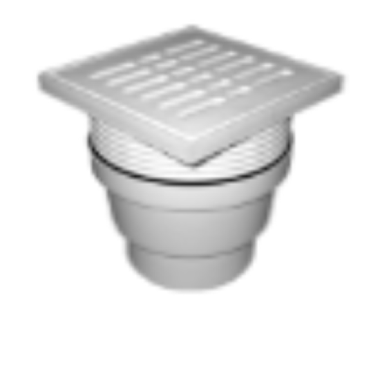 Trapas K.d110t plast grot 150x150reg.aukš.