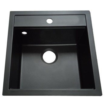 Plautuvė CLIVO L1B black/juoda Plautuvė CLIVO L1B black/juoda