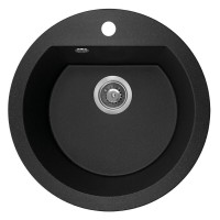 Plautuvė DAFNE 51 juoda, apvali