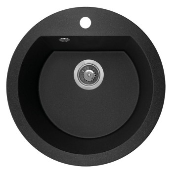 Plautuvė DAFNE 51 juoda, apvali