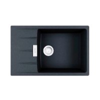 Plautuvė STONE 1B1 2D black/juoda
