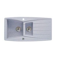 Plautuvė ZETA 11/2B1D pilka su metalo efektu