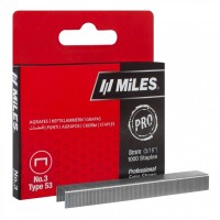 Kabės Miles 53/8 1000vnt