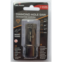 Karūna deimantinė DELAWAR M14 D25mm