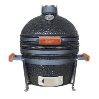 Kepsninė Kamado Mini E-16M BBQ Juoda Kepsninė Kamado Mini E-16M BBQ Juoda