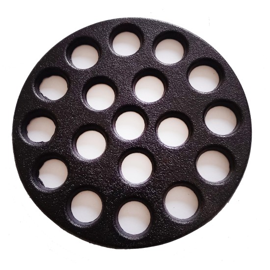 Grill E-13 BBQ round with holes