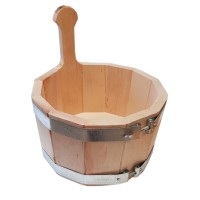 Wooden tub single handle 5L