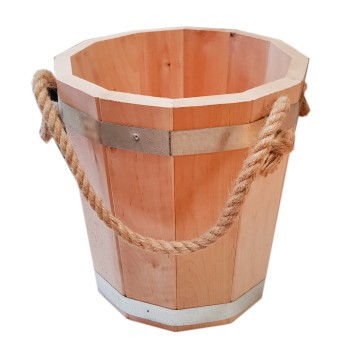 Wooden bucket 10L Wooden bucket 10L