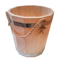 Wooden bucket 15L