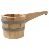 Scoop wooden sauna