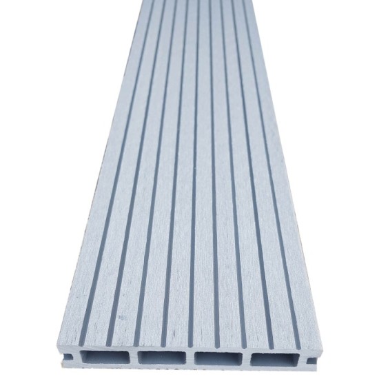 Composite decking board grey1 150x25x2570 mm