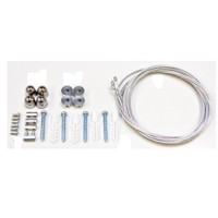 Tvirtinimo rinkinys LED šviestuvui su trosu