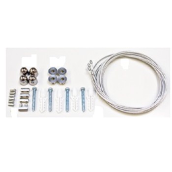 Tvirtinimo rinkinys LED šviestuvui su trosu Tvirtinimo rinkinys LED šviestuvui su trosu