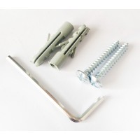 Screw set for shower enclosure