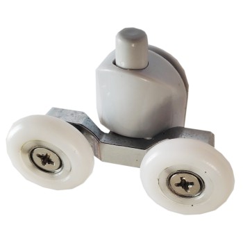 Wheel for shower door plastic lower 23mm double Wheel for shower door plastic lower 23mm double