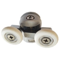 Wheel for shower door plastic upper 23mm double