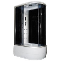 Steam bath ANABEL3 black left