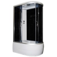 Massage shower room ANABEL3 simple left black