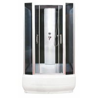 Massage shower room ATENA-45 black simple