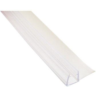 Strip F-shaped 2.0m 8mm plastic for shower doors Strip F-shaped 2.0m 8mm plastic for shower doors
