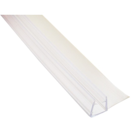 Strip F-shaped 2.0m 8mm plastic for shower doors