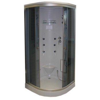 Masažinė dušo kabina R826A 90x90 grey Masažinė dušo kabina R826A 90x90 grey